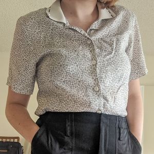 Josephine Vintage Button Down (size 8 petite)